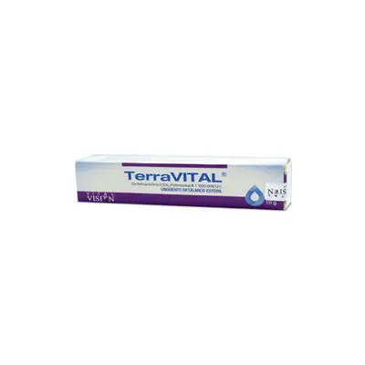 Terravital Vitalis ungüento oftálmico, caja 10 g