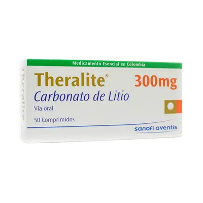 Theralite tabletas 300 mg, caja x 50 unidades
