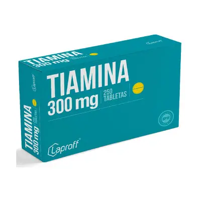 Tiamina 300 mg x 250 tabletas