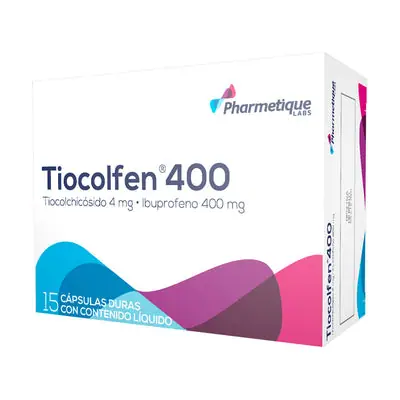 Tiocolfen Cápsula Dura 4/400 mg caja x 15 unidades