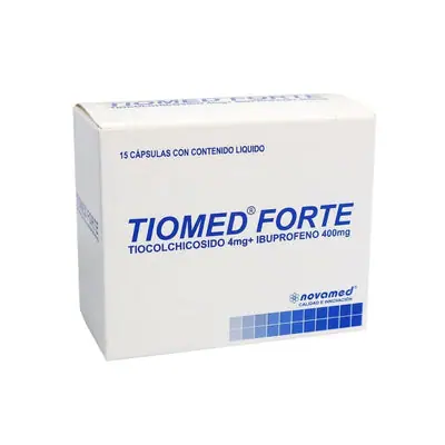 Tiomed Forte cápsulas, caja x 15 unidades
