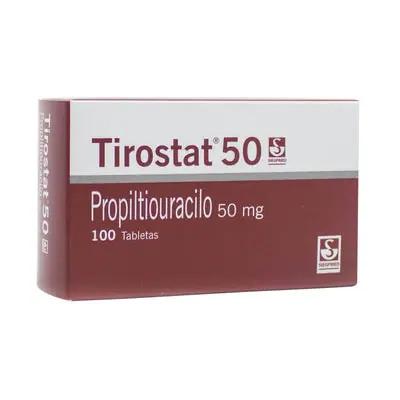 Tirostat tabletas 50 mg caja x 100 unidades