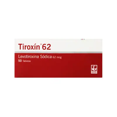 Tiroxin tabletas 62 mcg caja x 50 unidades