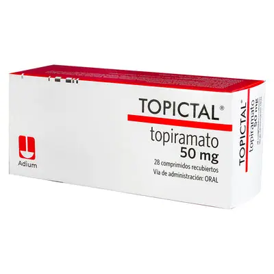 Topictal 50 mg comprimidos, caja x 28 unidades