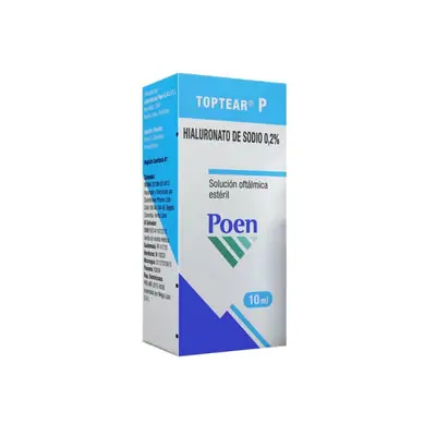 Toptear P gotas 0.2%, frasco x 10 ml