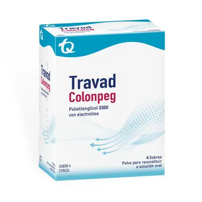 Travad Colon Peg polvo caja x 4 sobres
