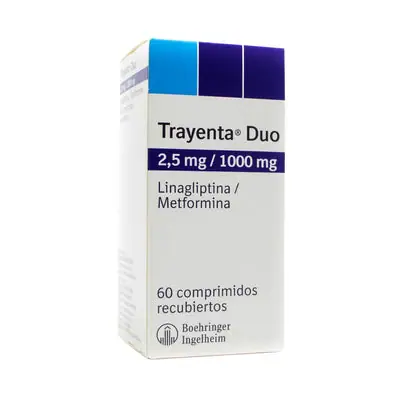 Trayenta Duo 2.5/1000 mg x 60 comprimidos