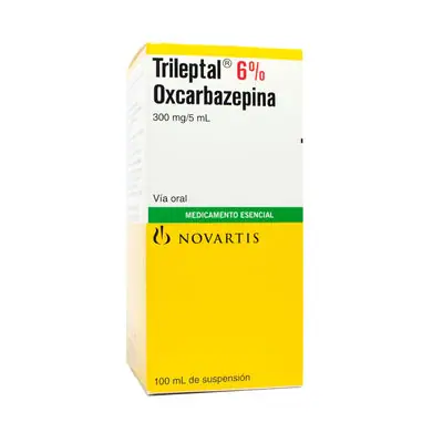 Trileptal suspensión oral 6%, frasco de 100 ml