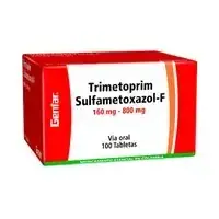 Trimetoprim sulfa forte 960 caja x 10 tabletas Coaspa