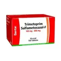 Trimetoprim sulfa forte 960 caja x 100 tabletas Ecar