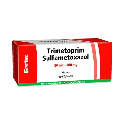 Trimetoprim Sulfa Genfar tabletas 80 mg/400 mg, caja x 100