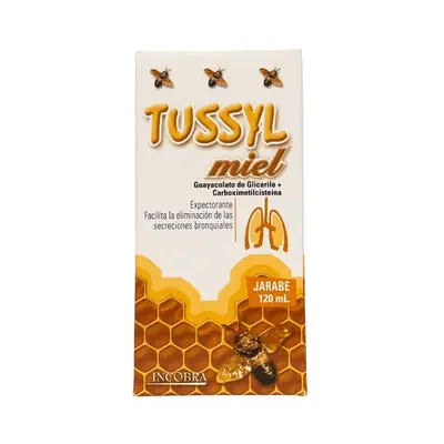 Tussyl jarabe miel frasco 120 ml