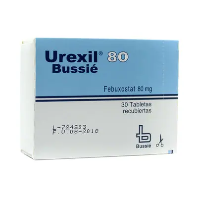 Urexil tabletas 80 mg caja x 30 unidades