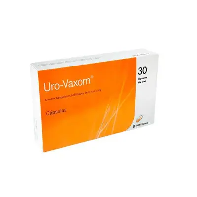 Uro-Vaxom 6 mg cápsulas, caja x 30 unidades