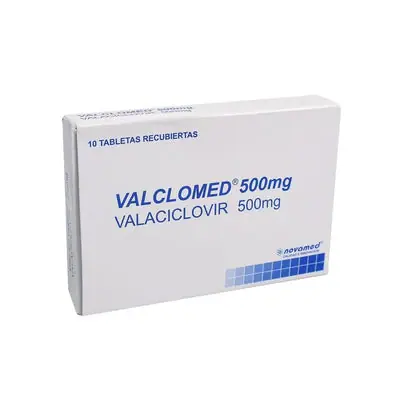 Valclomed tabletas recubiertas 500 mg, caja x 10 unidades