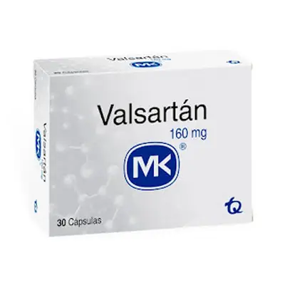 Valsartán 160 mg caja x 30 cápsulas MK