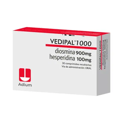 Vedipal 1000 mg comprimidos, caja x 30 unidades