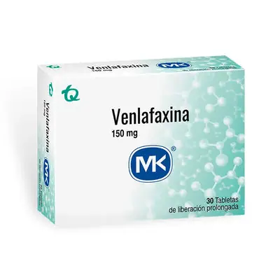Venlafaxina MK tabletas LP 150 mg, caja x 30 unidades