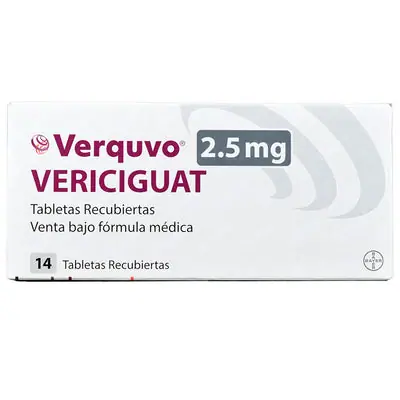 Verquvo 2,5 mg tabletas, caja x 14 unidades