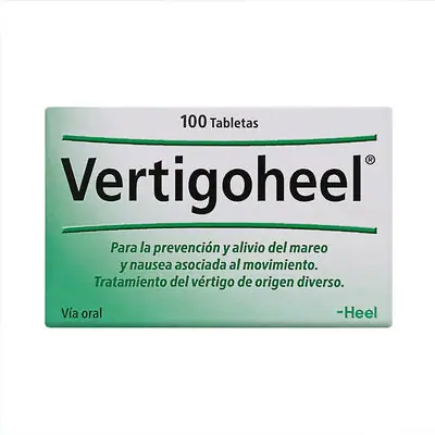 Vertigoheel tabletas caja x 100 unidades
