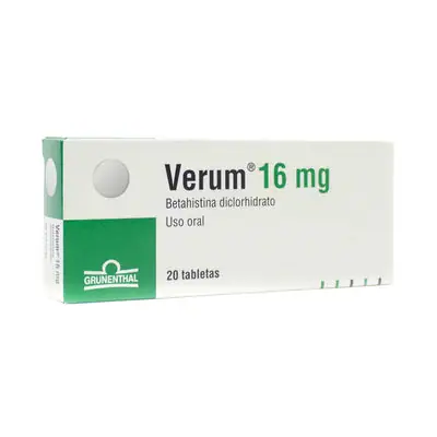 Verum tabletas 16 mg, caja x 20 unidades