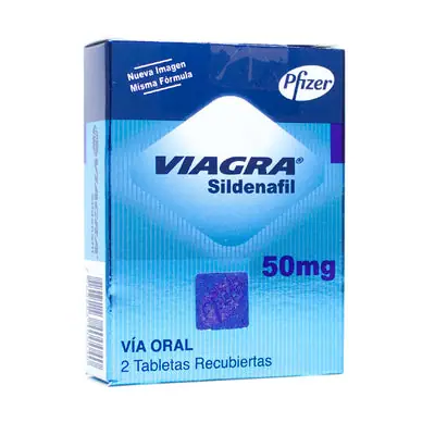 Viagra 50 mg tabletas, caja con 2 tabletas