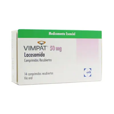Vimpat comprimidos 50 mg, caja x 14 comprimidos