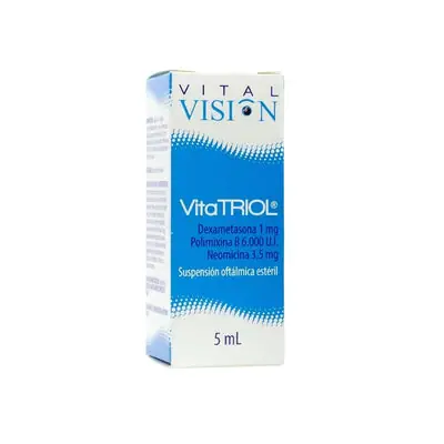 Vitatriol Vitalis suspensión oftálmica, frasco 5 ml