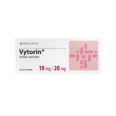 Vytorin 10/20 mg comprimidos, caja x 28 unidades
