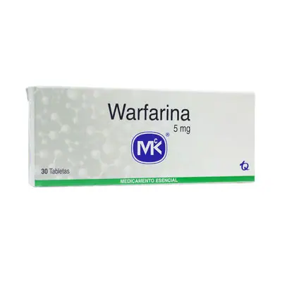 Warfarina MK tabletas 5 mg, caja x 30 unidades