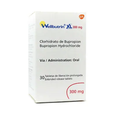 Wellbutrin XL tabletas 300 mg, caja x 30 unidades
