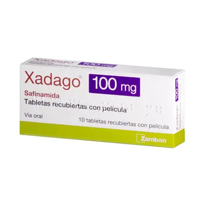 Xadago tabletas 100 mg Zambon, caja x 10 unidades