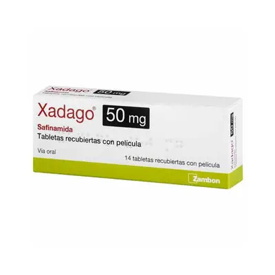 Xadago tabletas 50 mg Zambon, caja x 14 unidades