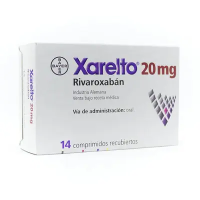 Xarelto 20 mg comprimidos x 14 unidades