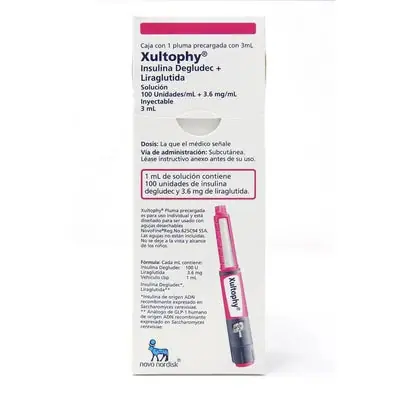 Xultophy Pluma 100 U/3,6 mg caja x 1 unidad