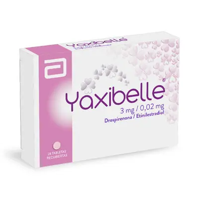 Yaxibelle tabletas 3 mg/0,02 mg, caja x 28 unidades