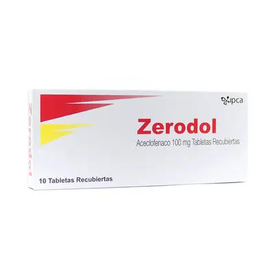 Zerodol tabletas 100 mg caja x 10 unidades