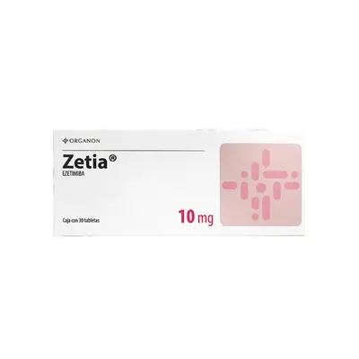 Zetia 10 mg tabletas, caja x 30 unidades