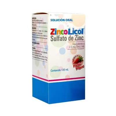 Zinco solución tópica frasco 120 ml