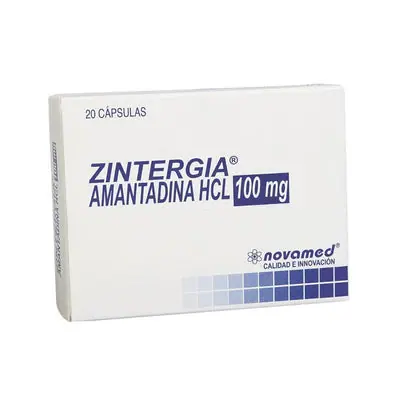 Zintergia cápsulas 100 mg, caja x 20 unidades