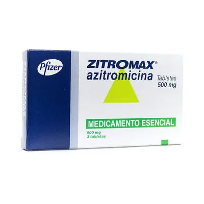 Zitromax tabletas recubiertas 500 mg, caja x 3 unidades