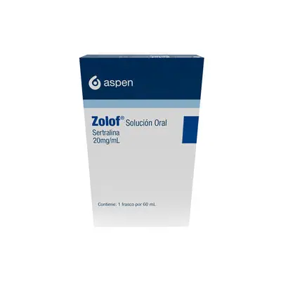 Zolof 20 mg/ml solución oral, frasco de 60 ml