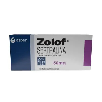 Zolof 50 mg tabletas, caja con 30 tabletas