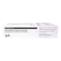 Agua Estéril (Agua Destilada) Ampoulepack x 10 ml, caja x 40 unidades