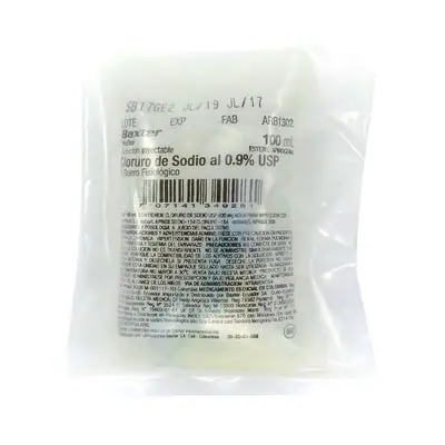 Suero fisiológico bolsa 100 ml