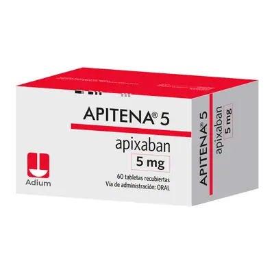 Apitena 5 mg tabletas recubiertas, caja x 60 unidades