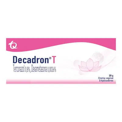 Decadron-T crema vaginal caja 20 g con 3 aplicadores