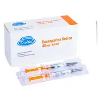 Enoxaparina Sódica 60 mg/0,6 ml Solución Inyectable, Caja x 10 Jeringas Prellenadas