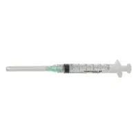 Jeringa Precision 20 ml con aguja 21G x 1½ pulgadas, 3 partes y rosca