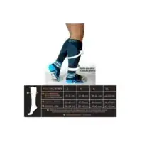 Media unisex deportiva con hilado de cobre y soporte plantar talla M negro/rojo